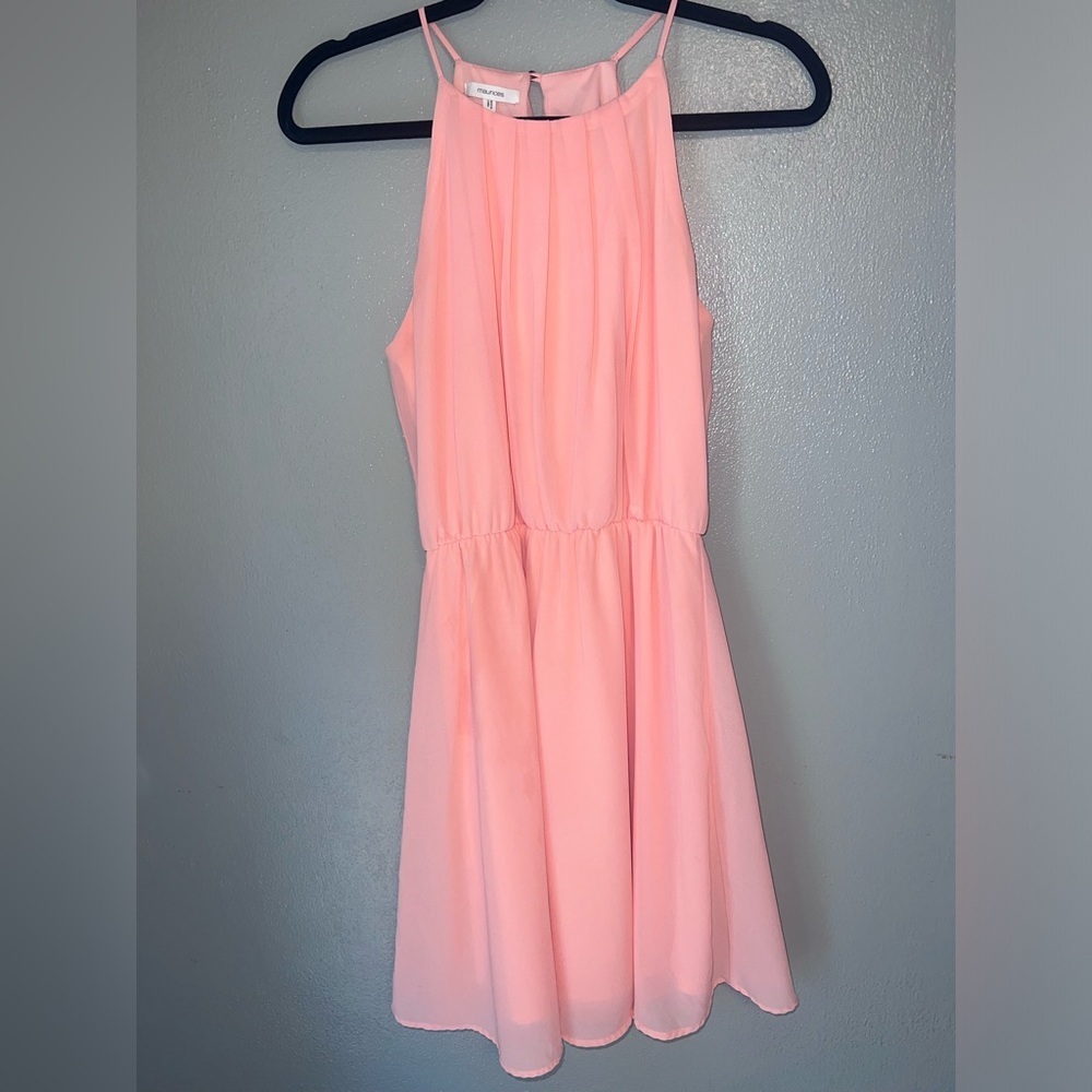 Maurice’s peach colored dress​​